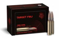 Geco Büchsenpatrone Target FMJ  .308 Win.  147gr.   9,5g